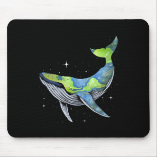 Earth Sea Planet Orcas Whale Save The Planet Earth Mouse Pad
