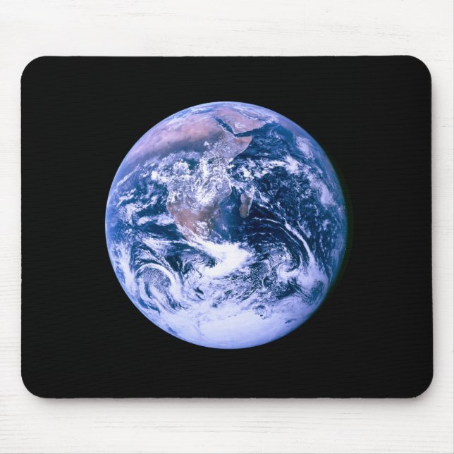Earth Seen From Space 'Blue Marble' Mouse Pad (Front)