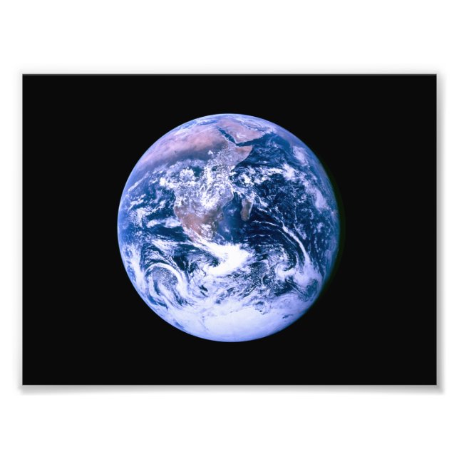 Earth Seen From Space Photo Print (Front)