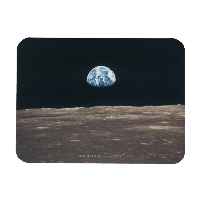 Earth Seen from the Moon Magnet (Horizontal)