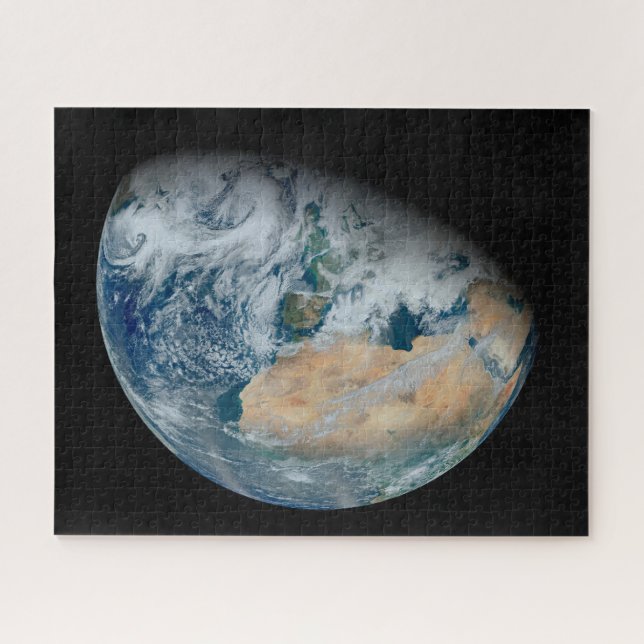Earth Showing North Africa And Southwestern Europe Jigsaw Puzzle (Horizontal)