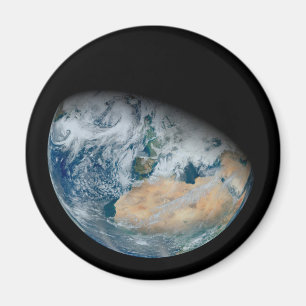 Earth Showing North Africa And Southwestern Europe Magnet