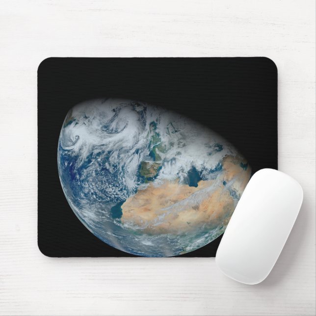 Earth Showing North Africa And Southwestern Europe Mouse Pad (With Mouse)