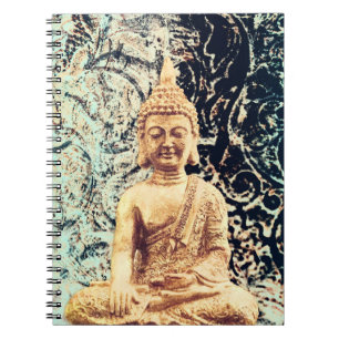 Earth Sitting Buddha Elegant Zen Enlightenment Notebook