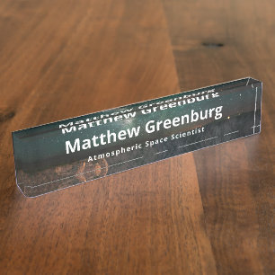 Earth Space Professional Nameplate