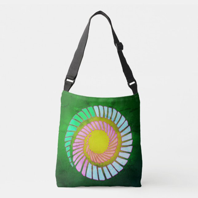 Earth Spiral Crossbody Bag (Front)