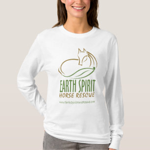 Earth Spirit Horse Rescue Inc. Hoodie (Ladies) T-Shirt