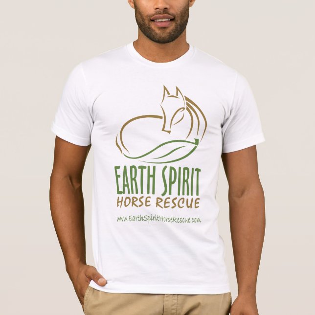 Earth Spirit Horse Rescue Inc. T-shirt (Mens) (Front)