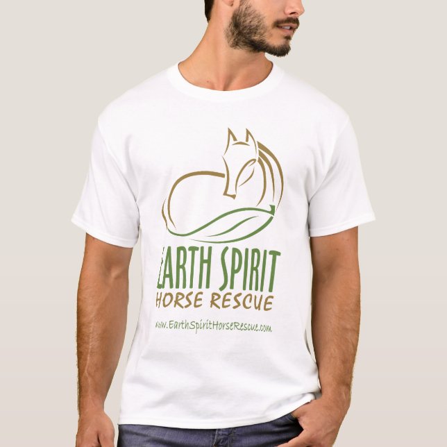 Earth Spirit Horse Rescue Inc. T-shirt (Mens) -3 (Front)