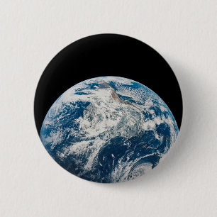 Earth Taken From The Aollo 8 Spacecraft. 6 Cm Round Badge