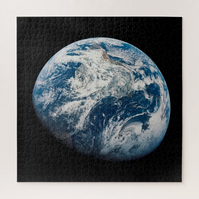 Earth Taken From The Aollo 8 Spacecraft. Jigsaw Puzzle (Vertical)