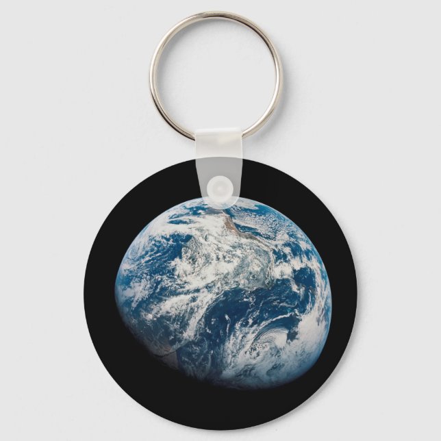 Earth Taken From The Aollo 8 Spacecraft. Key Ring (Front)