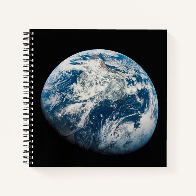 Earth Taken From The Aollo 8 Spacecraft. Notebook (Front)
