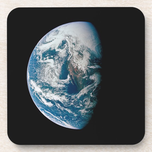 Earth Taken From The Apollo 13 Spacecraft. Coaster (Front)
