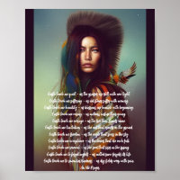Earth Teach Me Prayer Indigenous Woman