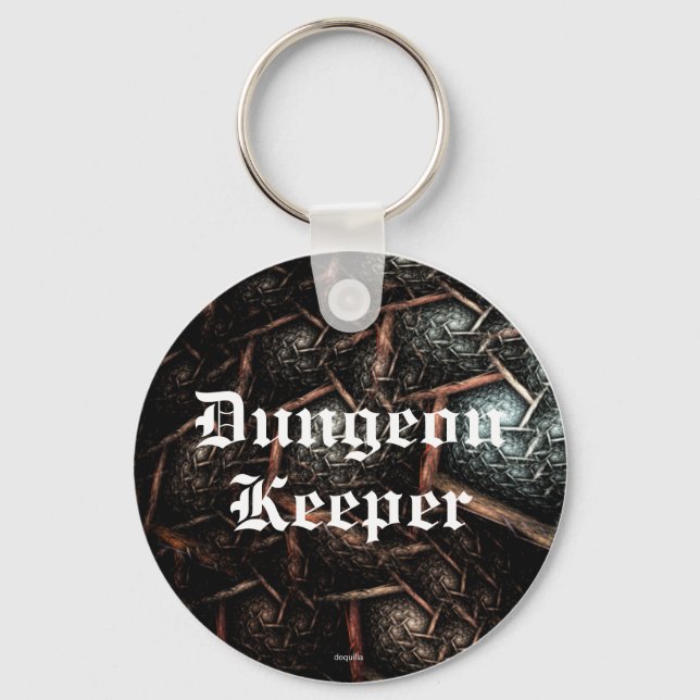 EARTH TEXTURE Dungeon Keeper Keyring (Front)