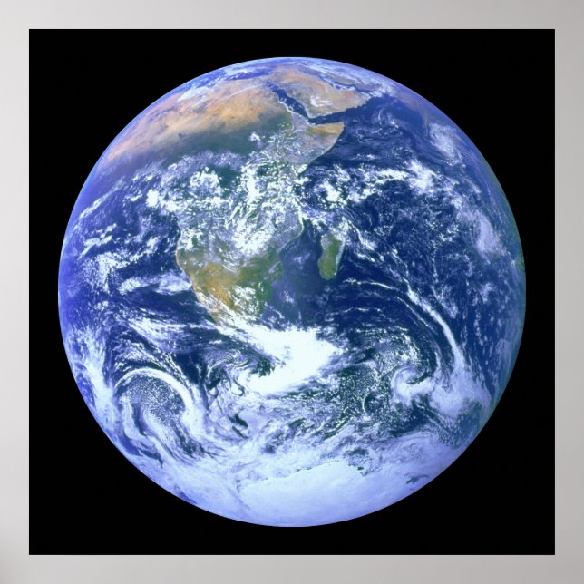Earth - The Blue Marble Poster (Front)