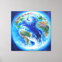 Earth, the blue planet poster