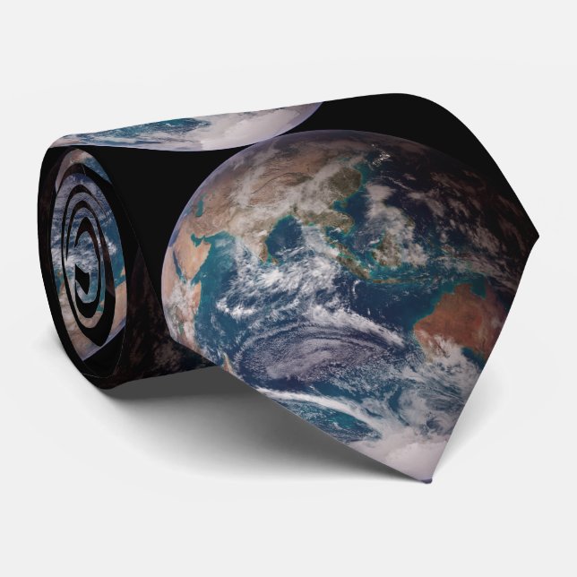 Earth: The Eastern Hemisphere Tie (Rolled)