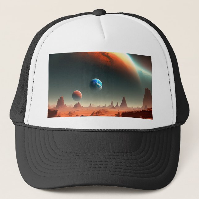Earth This Is Mars Calling, Truckers Hat (Front)