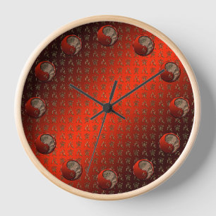 Earth Tiger Clock