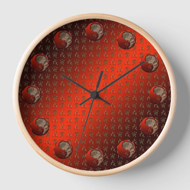 Earth Tiger Clock (Front)