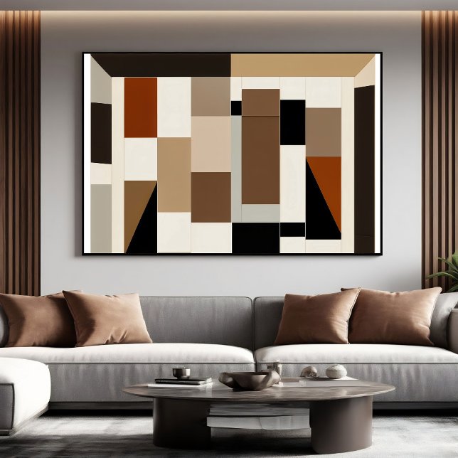 Earth Tone Art Mid-Century Modern Poster (Creator Uploaded)
