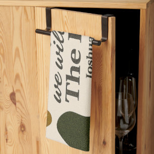 Earth Tone Bible Verse Kitchen Towel