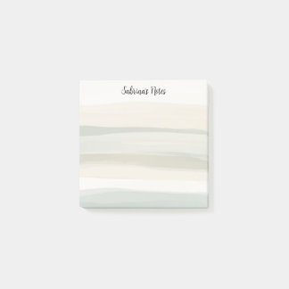 Earth Tone Brush Post-it Notes