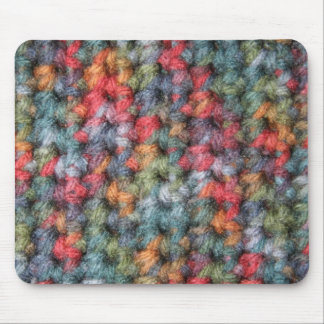 Earth Tone Crochet Mouse Pad