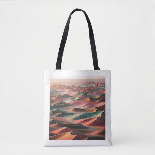 Earth-Tone Drifts on the Desert  Tote Bag
