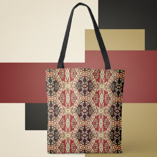 Earth Tone Island Tribal  Tote Bag