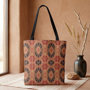 Earth Tone Island Tribal Tote Bag