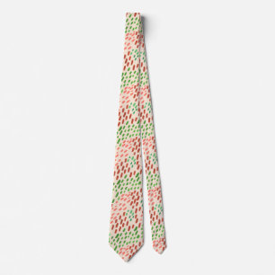 Earth Tone Painted Dots Tie