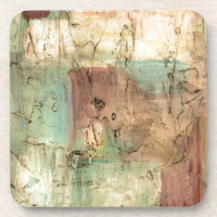 Earth Tone Painting with Cracked Surface