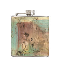 Earth Tone Painting with Cracked Surface