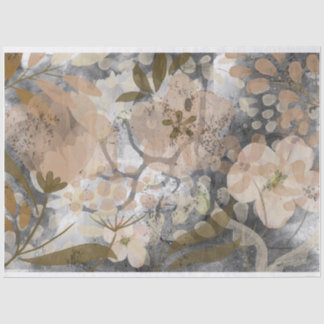 Earth-Tone Petal Wash Decoupage Tissue Paper