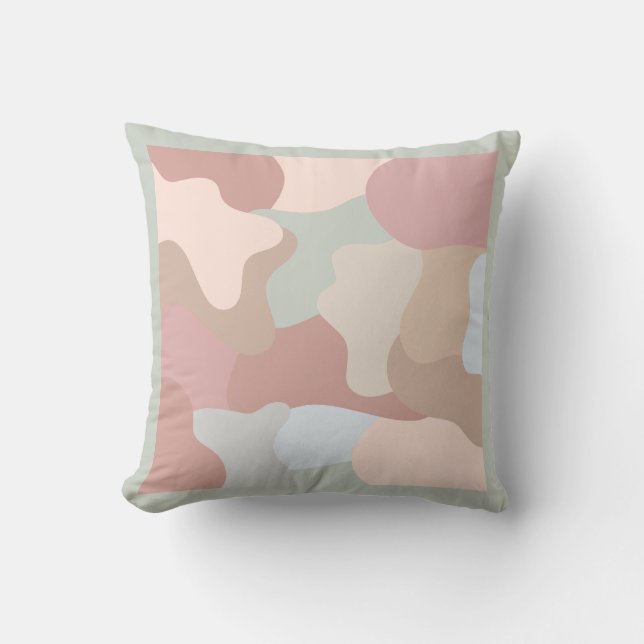 Earth Tone Shapes Cushion (Front)