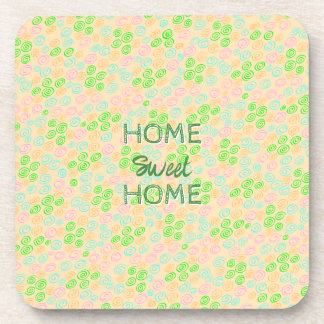 Earth Tone Swirl Pattern Coaster