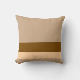Earth Tone w/ Divider Lines + Any Two Colours Cushion