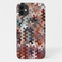 Earth Toned Multicolored Abstract Pattern