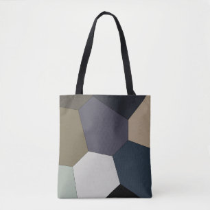 Earth Toned Pattern Tote Bag