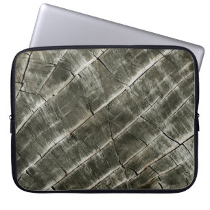 Earth Toned Wood Texture Laptop Sleeve