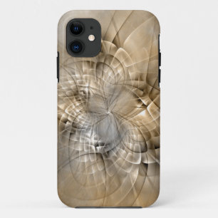 Earth Tones Abstract Modern Fractal Art Texture Case-Mate iPhone Case