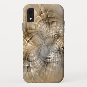 Earth Tones Abstract Modern Fractal Art Texture Case-Mate iPhone Case