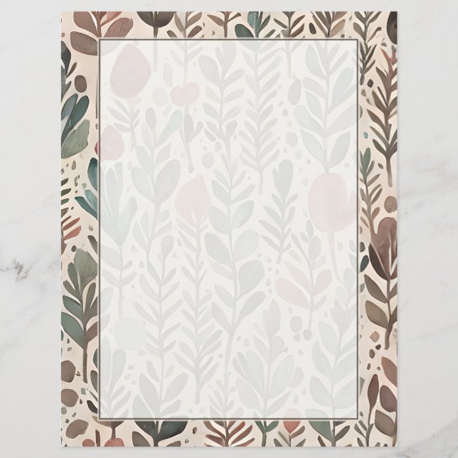 Earth tones botanical (Front)