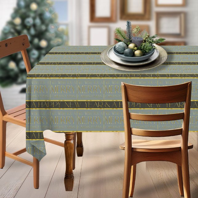 Earth Tones Christmas Pattern#35b ID1009 Tablecloth (Creator Uploaded)