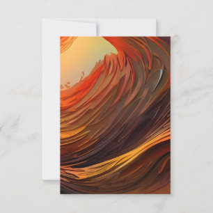 Earth Tones Surreal Sunrise Invitation