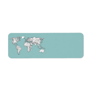 Earth turquoise ink