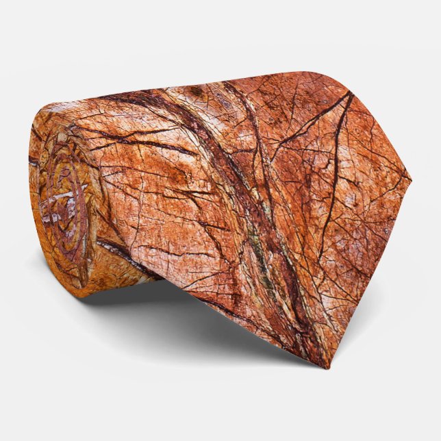 Earth Veins Tie (Rolled)